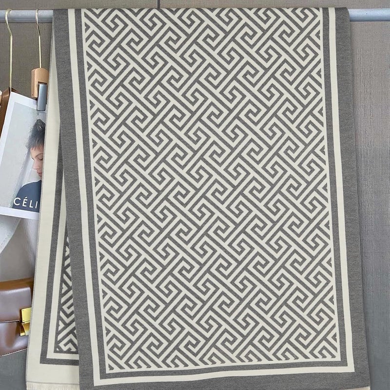 EXTREE Scarfs for Women Pashmina Silky Shawl Wrap for Evening Dressing Blanket Open Front Poncho Cape - Image 4